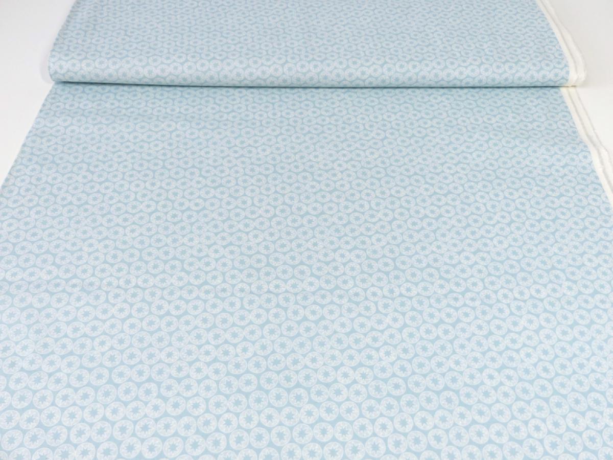 Patchworkstoff New Forest Sterne winterblau Gesamtansicht